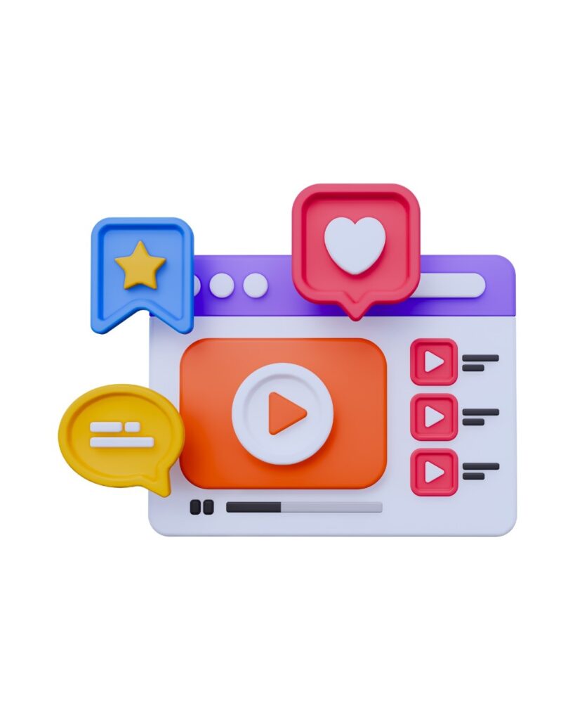 Online marketing concept with laptop, smartphone and growth graph
